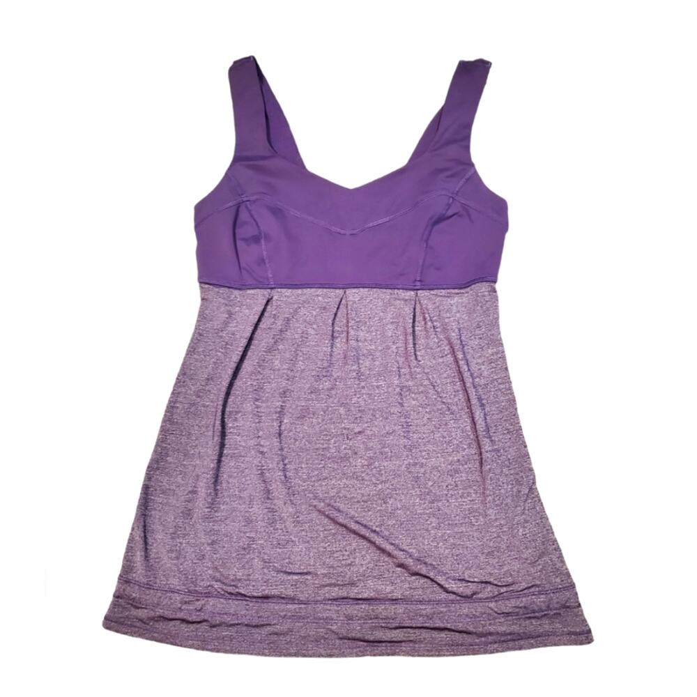 Lululemon Purple Drawstring Waist Tank Top Size 4/6